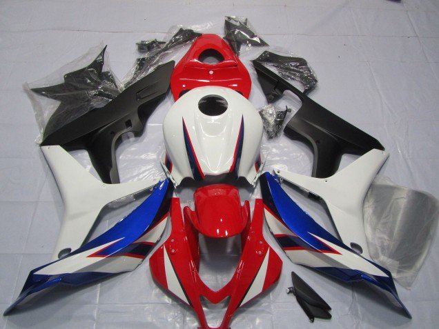 OEM Diseño De Estilo Blanco Rojo Azul 07-08 CBR600RR Carenados Moto OEM Diseño De Estilo Blanco Rojo Azul 07-08 CBR600RR Carenados Moto