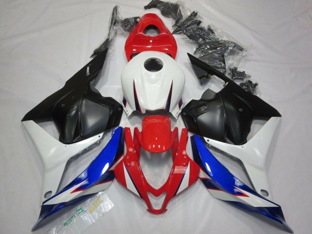 OEM Estilo Negro Blanco Rojo & Azul 09-12 CBR600RR Carenados Moto OEM Estilo Negro Blanco Rojo & Azul 09-12 CBR600RR Carenados Moto