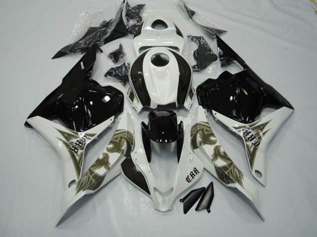 Oro Negro & Blanco 09-12 CBR600RR Carenados Moto Oro Negro & Blanco 09-12 CBR600RR Carenados Moto