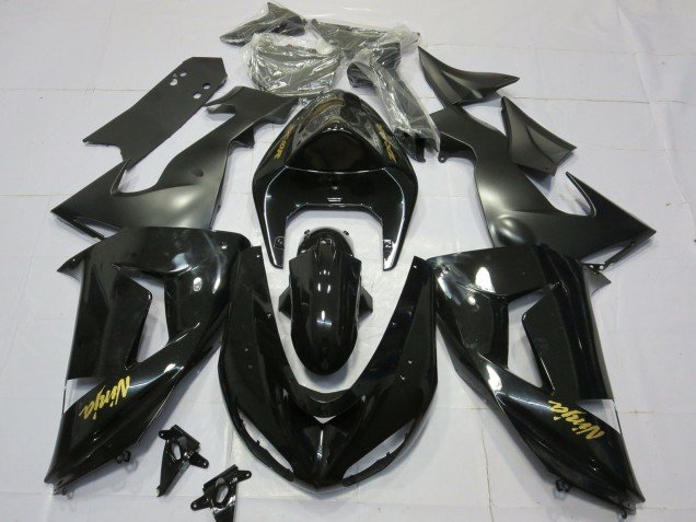 Oro Negro Brillante 06-07 ZX10R Carenados Moto