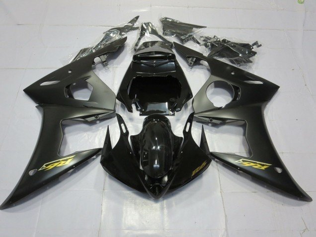 Oro Negro Mate 03-04 R6 Carenados Moto Oro Negro Mate 03-04 R6 Carenados Moto