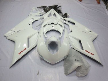Perla Blanca 07-14 Ducati 848 1098 1198 Carenados Moto