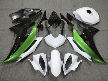 Personalizado Verde Blanco & Negro 08-16 R6 Carenados Moto