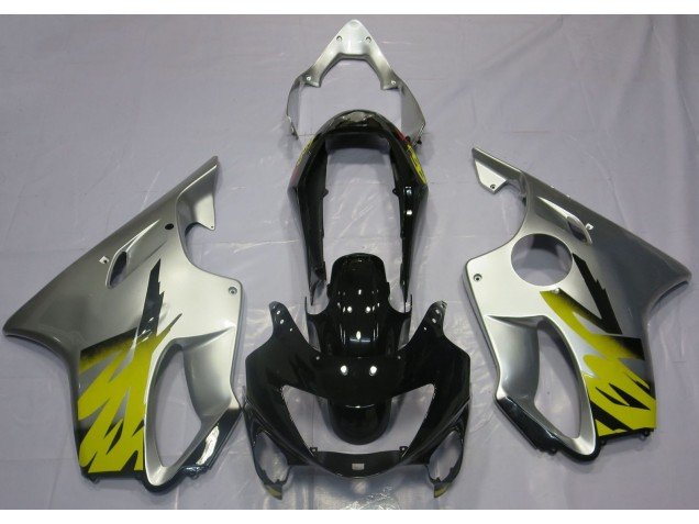 Plata Amarillo & Negro 99-00 CBR600 F4 Carenados Moto Plata Amarillo & Negro 99-00 CBR600 F4 Carenados Moto