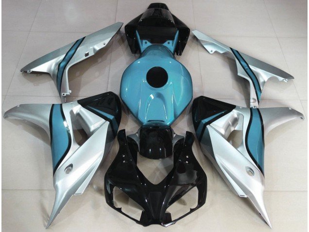 Plata & Azul Claro Personalizado 06-07 CBR1000RR Carenados Moto Plata & Azul Claro Personalizado 06-07 CBR1000RR Carenados Moto