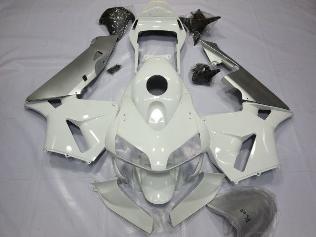 Plata & Blanco 03-04 CBR600RR Carenados Moto Plata & Blanco 03-04 CBR600RR Carenados Moto