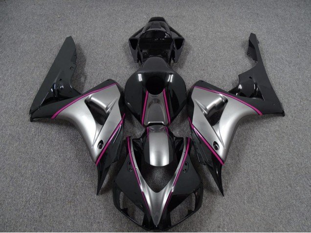 Plata Con Raya Diplomática Rosa 06-07 CBR1000RR Carenados Moto Plata Con Raya Diplomática Rosa 06-07 CBR1000RR Carenados Moto