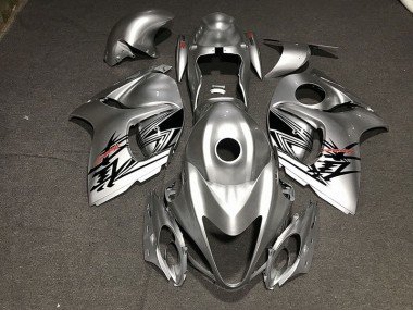 Plata Líquida & Rojo 08-20 GSXR 1300 Carenados Moto