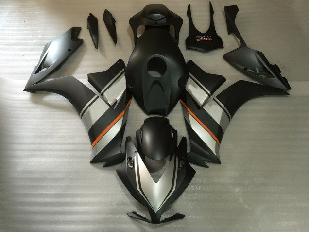 Plata Mate & Negro 12-16 CBR1000RR Carenados Moto Plata Mate & Negro 12-16 CBR1000RR Carenados Moto