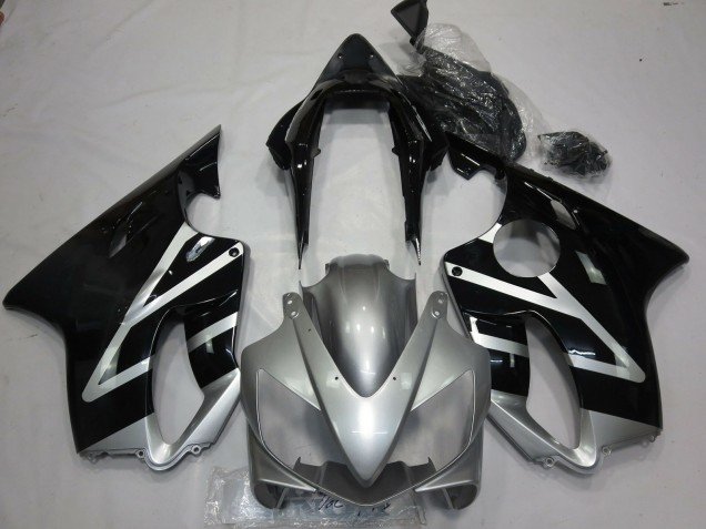Plata & Negro 04-07 CBR600 F4i Carenados Moto Plata & Negro 04-07 CBR600 F4i Carenados Moto