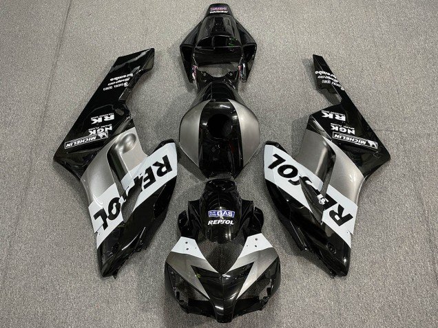 Plata Negro Repsol 04-05 CBR1000RR Carenados Moto Plata Negro Repsol 04-05 CBR1000RR Carenados Moto