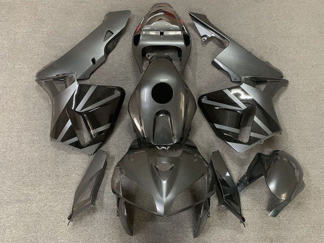 Plata Oscura & Negro 05-06 CBR600RR Carenados Moto Plata Oscura & Negro 05-06 CBR600RR Carenados Moto