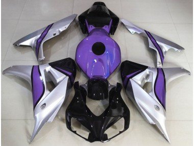 Plata & Púrpura Personalizado 06-07 CBR1000RR Carenados Moto