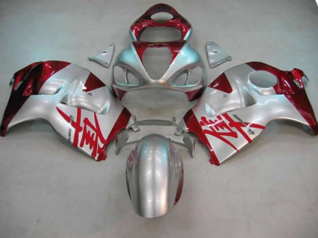 Plata & Rojo 97-07 GSXR 1300 Carenados Moto Plata & Rojo 97-07 GSXR 1300 Carenados Moto