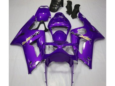 Púrpura Brillante 03-04 ZX6R Carenados Moto