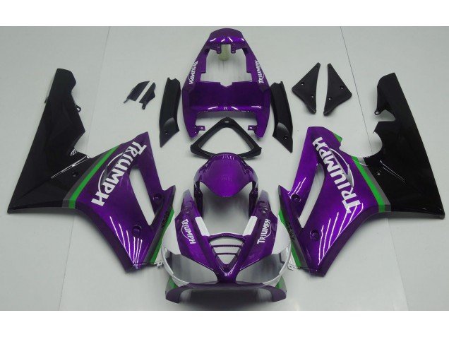 Púrpura Brillante 09-12 Daytona 675 Carenados Moto