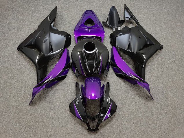 Púrpura Brillante & Negro 09-12 CBR600RR Carenados Moto Púrpura Brillante & Negro 09-12 CBR600RR Carenados Moto