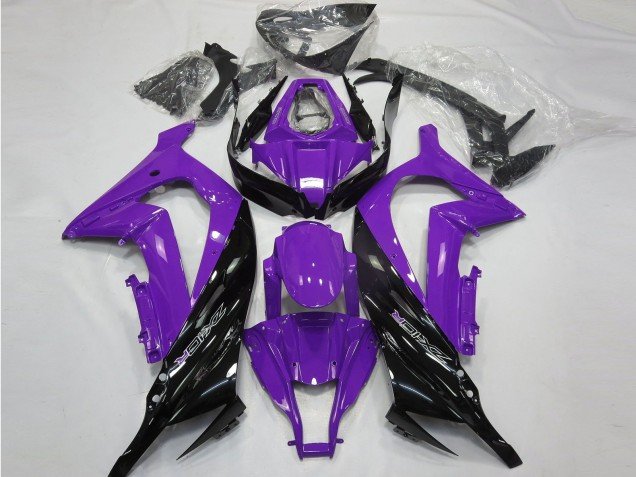 Púrpura Brillante & Negro 11-15 ZX10R Carenados Moto Púrpura Brillante & Negro 11-15 ZX10R Carenados Moto