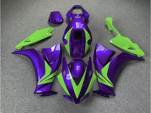 Púrpura Brillante & Verde 12-16 CBR1000RR Carenados Moto Púrpura Brillante & Verde 12-16 CBR1000RR Carenados Moto