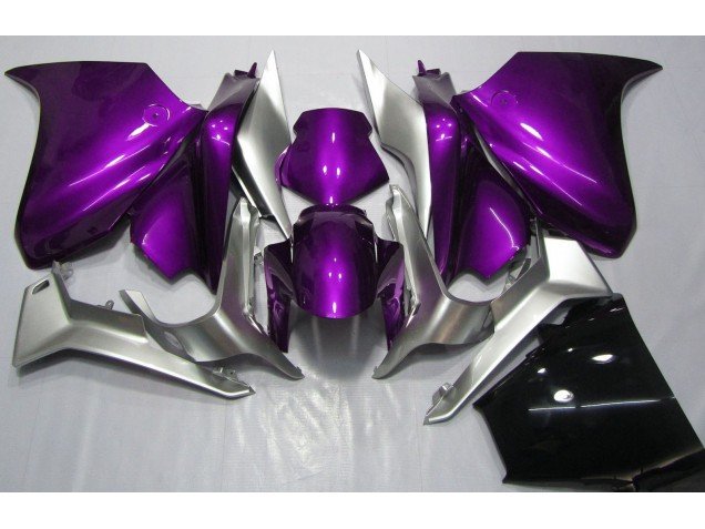 Púrpura Oscuro & Plata 10-13 VFR1200 Carenados Moto Púrpura Oscuro & Plata 10-13 VFR1200 Carenados Moto