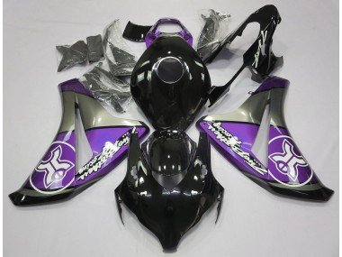 Púrpura Sobre Negro Personalizado 08-11 CBR1000RR Carenados Moto
