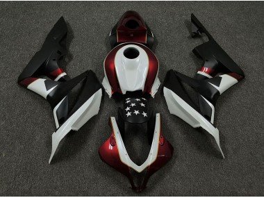 Racing Rojo & Negro 09-12 CBR600RR Carenados Moto