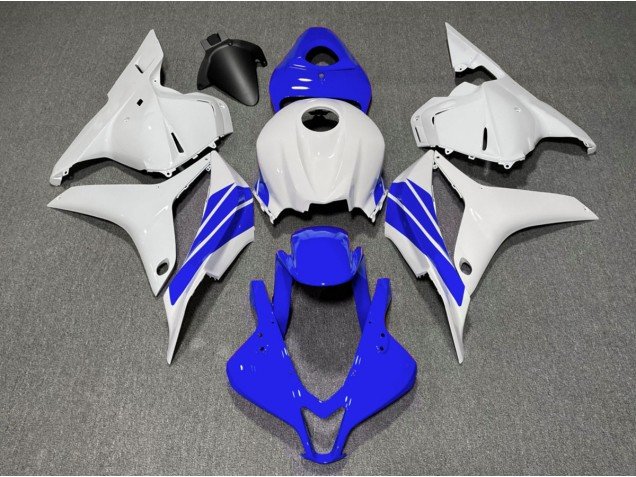 Raya Lateral Azul Oscuro & Blanca 09-12 CBR600RR Carenados Moto