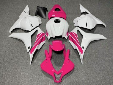 Raya Lateral Rosa & Blanca 09-12 CBR600RR Carenados Moto