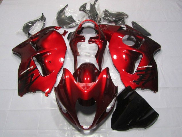 Rojo 97-07 GSXR 1300 Carenados Moto