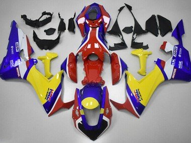 Rojo Azul & Amarillo HRC 17-23 CBR1000RR Carenados Moto