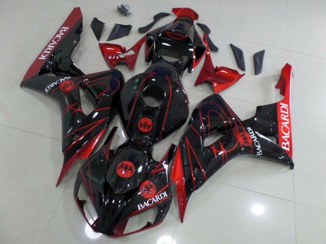 Rojo Bacardi 06-07 CBR1000RR Carenados Moto Rojo Bacardi 06-07 CBR1000RR Carenados Moto
