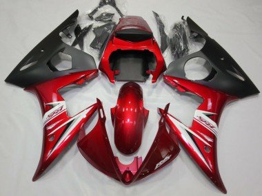 Rojo Blanco 03-04 R6 Carenados Moto