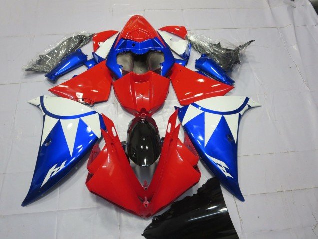 Rojo Blanco Azul 12-14 R1 Carenados Moto