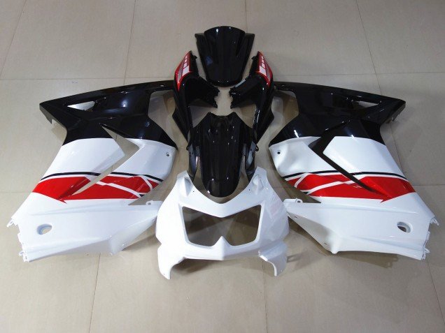 Rojo Blanco & Negro 08-12 Ninja 250 Carenados Moto
