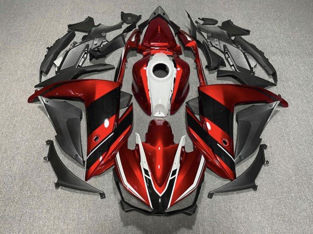 Rojo Blanco & Negro 15-18 R3 Carenados Moto