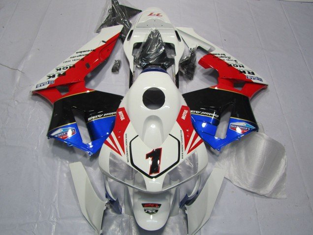 Rojo Blanco Negro & Azul 03-04 CBR600RR Carenados Moto Rojo Blanco Negro & Azul 03-04 CBR600RR Carenados Moto