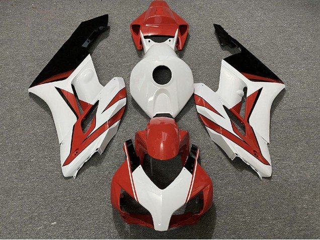Rojo Blanco & Negro Brillo 04-05 CBR1000RR Carenados Moto Rojo Blanco & Negro Brillo 04-05 CBR1000RR Carenados Moto