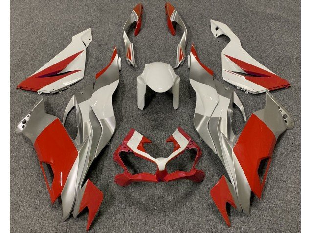 Rojo Blanco & Plata 19-23 ZX6R Carenados Moto