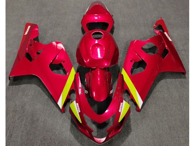 Rojo Brillante 04-05 GSXR 600-750 Carenados Moto