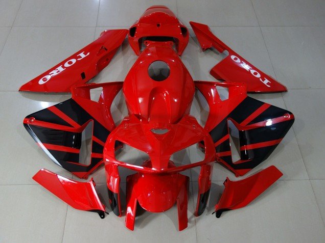 Rojo Brillante 05-06 CBR600RR Carenados Moto Rojo Brillante 05-06 CBR600RR Carenados Moto