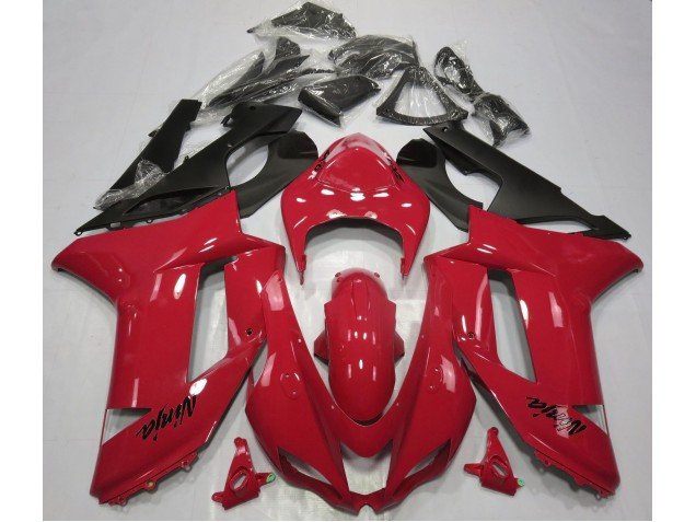 Rojo Brillante 07-08 ZX6R Carenados Moto