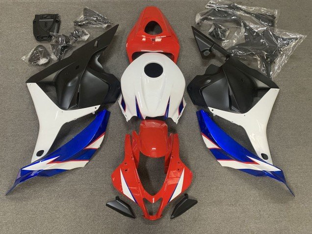 Rojo Brillante Azul & Blanco 09-12 CBR600RR Carenados Moto Rojo Brillante Azul & Blanco 09-12 CBR600RR Carenados Moto