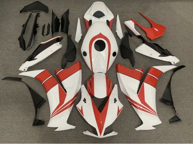 Rojo Brillante & Blanco 12-16 CBR1000RR Carenados Moto Rojo Brillante & Blanco 12-16 CBR1000RR Carenados Moto