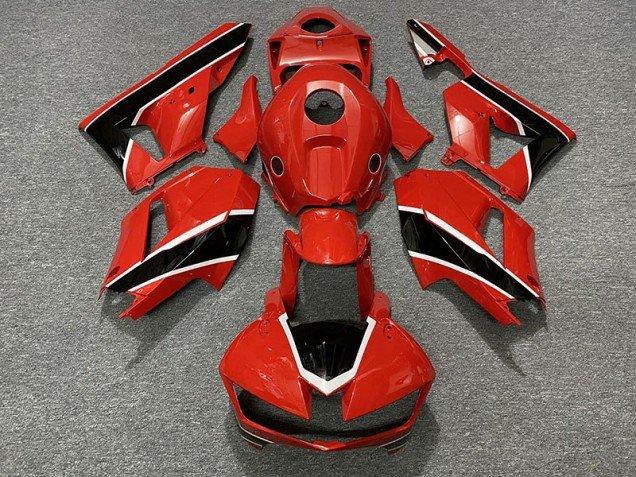 Rojo Brillante Blanco & Negro 13-23 CBR600RR Carenados Moto Rojo Brillante Blanco & Negro 13-23 CBR600RR Carenados Moto