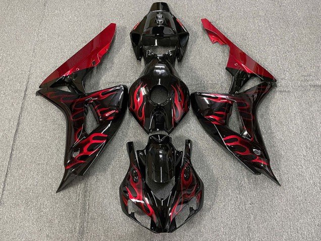 Rojo Brillante Llama 06-07 CBR1000RR Carenados Moto Rojo Brillante Llama 06-07 CBR1000RR Carenados Moto