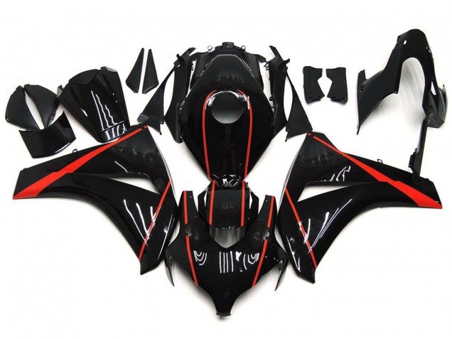 Rojo Brillante & Negro 08-11 CBR1000RR Carenados Moto Rojo Brillante & Negro 08-11 CBR1000RR Carenados Moto