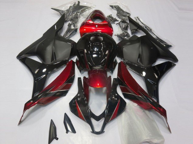 Rojo Brillante & Negro 09-12 CBR600RR Carenados Moto Rojo Brillante & Negro 09-12 CBR600RR Carenados Moto