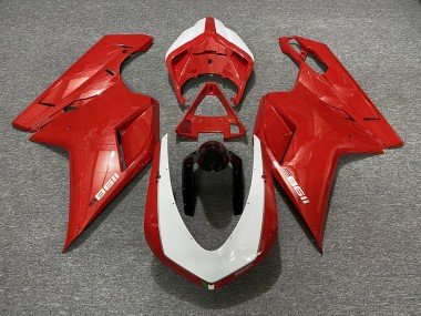 Rojo Brillante Sp 07-14 Ducati 848 1098 1198 Carenados Moto