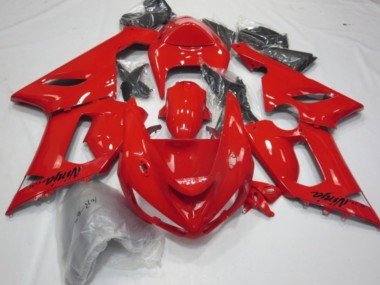 Rojo Brillo 05-06 ZX6R Carenados Moto