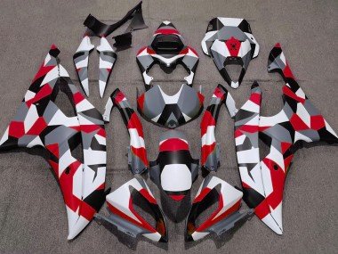 Rojo Camuflaje Llanura 08-16 R6 Carenados Moto